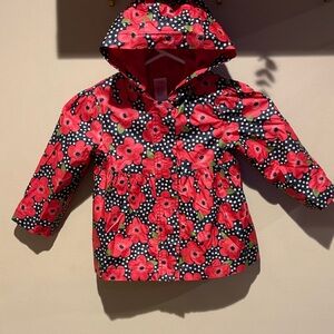 Gymboree Red Floral Raincoat for Kids